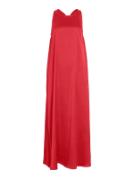 VILA <BR><BR> VISTELLA O-NECK MAXI DRESS HIBISCUS