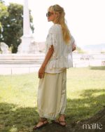 MAÏTTÈ  PANTALONA VERDE AGUA - TAM U - Image 6