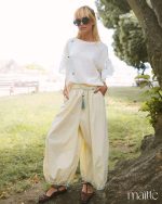MAÏTTÈ  PANTALONA VERDE AGUA - TAM U - Image 3