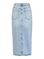 VILA <BR><BR> VIJAF HW MIDI DENIM SKIRT LIGHT BLUE DENIM | MEDIUM BLUE DENIM - Image 8