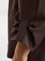 VILA <BR><BR>VINICE LOOSE BLAZER COFFEE BEAN | NUTHATCH - Image 5