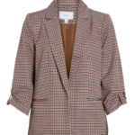 VILA <BR><BR>VINICE LOOSE BLAZER COFFEE BEAN | NUTHATCH