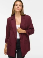 VILA <BR><BR> VITILDE LOOSE BLAZER PORT ROYALE - Image 3