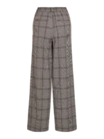 VILA <BR><BR>VIVARONE PATTERN HW WIDE PANT PORT ROYALE AND COFFEE BEAN - Image 4