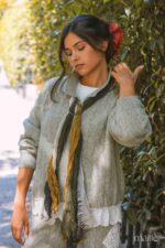 MAÏTTÈ <BR><BR> CONJUNTO CAMISOLA E LENÇO - TAM U - Image 3