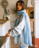MAÏTTÈ <BR><BR> LENÇO AZUL - TAM U