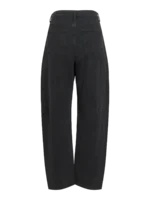 VILA <BR><BR>VIBROOKE RW BARREL JEANS JAF MEDIUM BLUE | BLACK - Image 3