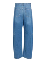 VILA <BR><BR>VIBROOKE RW BARREL JEANS JAF MEDIUM BLUE | BLACK - Image 2