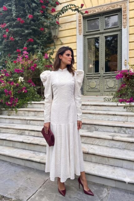 ELLA BY TAM <BR><BR> VESTIDO BORDADO BRANCO