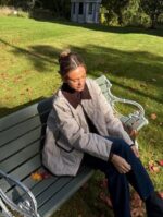 VILA <BR><BR> VITATE QUILT DETAIL JACKET | FOREST NIGHT - Image 2