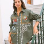 MAÏTTÈ <BR><BR> CAMISA VERDE - TAM U