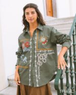 MAÏTTÈ <BR><BR> CAMISA VERDE - TAM U