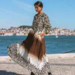MAÏTTÈ <BR><BR> VESTIDO COMPRIDO ANIMAL PRINT - TAM U