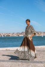 MAÏTTÈ <BR><BR> VESTIDO COMPRIDO ANIMAL PRINT - TAM U - Image 2