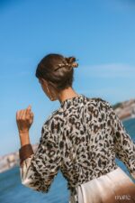 MAÏTTÈ <BR><BR> VESTIDO COMPRIDO ANIMAL PRINT - TAM U - Image 5