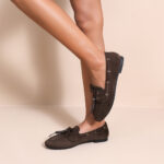 ELLA BY TAM <BR><BR> LOAFERS CHOCOLATE