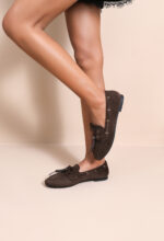 ELLA BY TAM <BR><BR> LOAFERS CHOCOLATE